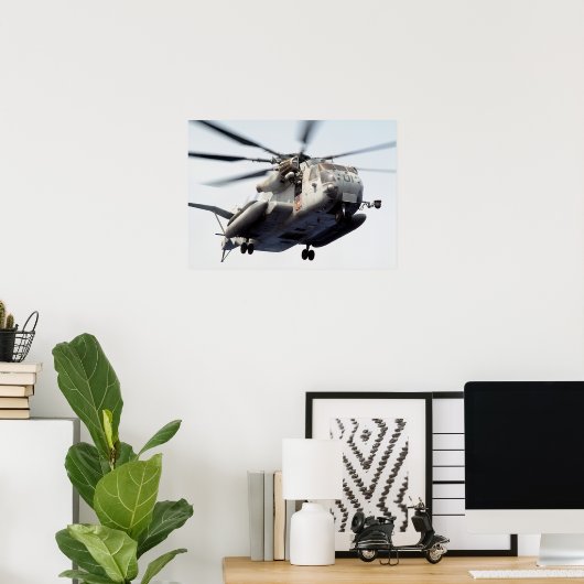 CH-53E Super Stallion Hubschrauber Poster (Heimbüro)