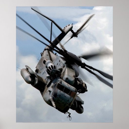 CH-53E Super Stallion Hubschrauber Poster (Vorne)