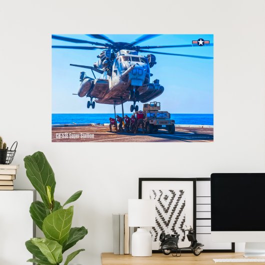 CH-53E SUPER STALLION POSTER (Heimbüro)