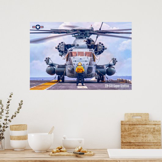 CH-53E SUPER STALLION POSTER (Küche)