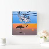 CH-53E SUPER STALLION QUADRATISCHE WANDUHR (Zuhause)