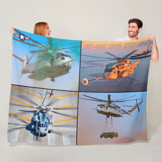 CH-53K KING STALLION FLEECEDECKE (Beispiel)
