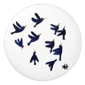 CH Birds Keramik Pull Keramikknauf (Vorderseite)