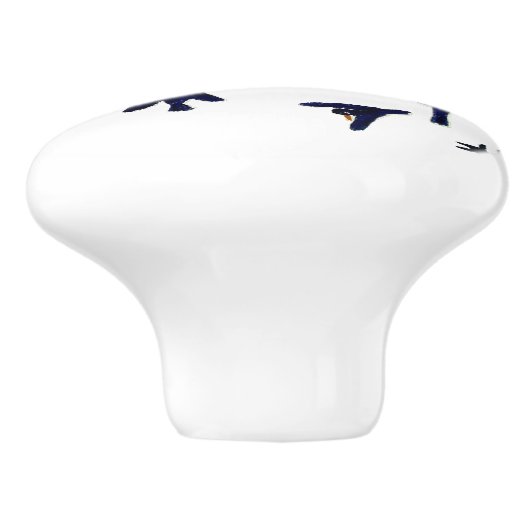 CH Birds Keramik Pull Keramikknauf (Seitenansicht)