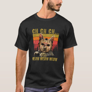 Ch Ch Ch Meow Meow Beängstigender Freitagskasten H T-Shirt