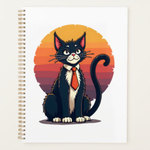 Ch Ch Ch Meow Meow Gruseliger Halloween-Kostüm-Kat Planer