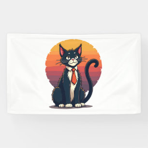 Ch Ch Ch Meow Meow Meow Beängstigende Halloween-Ko Banner
