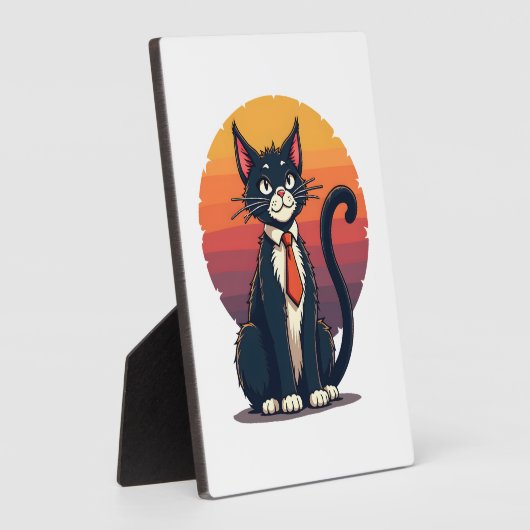 Ch Ch Ch Meow Meow Scary Halloween Costume Cat T-S Fotoplatte (Seite)