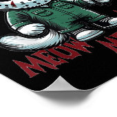 Ch Ch Meow Meow Meow - Cat Movie Horror Poster (Ecke)