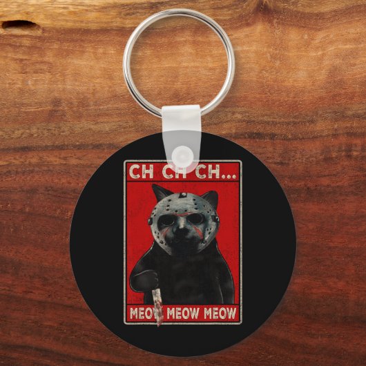 CH CH...Meow Meow Meow Schlüsselanhänger (Vorderseite)