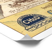 CH&D Pullman Speisewagen 1894 Poster (Ecke)