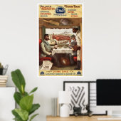 CH&D Pullman Speisewagen 1894 Poster (Heimbüro)