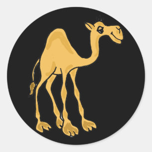 CH-Funny Cartoon Camel Stickers