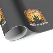 Ch Meow Halloween Spukschloss_1 Geschenkpapier (Rolleneckpunkt)
