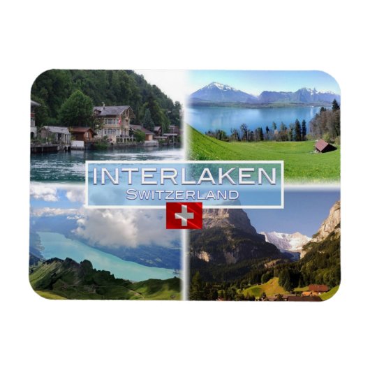 CH Schweiz - Interlaken - Thunersee - Thunersee Magnet (Horizontal)
