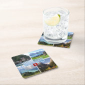 CH Schweiz - Interlaken - Thunersee - Thunersee Rechteckiger Pappuntersetzer (Vor Ort)