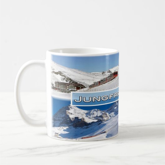 CH Schweiz - Jungfrau Bahn - Kaffeetasse (Links)
