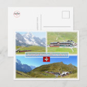 CH Schweiz - Jungfrau Bahn - Postkarte (Vorne/Hinten)