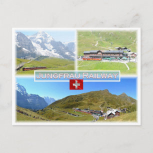 CH Schweiz - Jungfrau Bahn - Postkarte