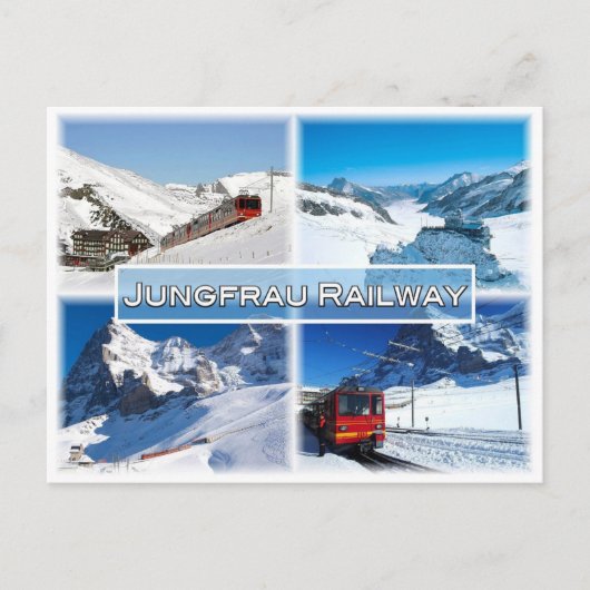 CH Schweiz - Jungfrau Bahn - Postkarte (Vorderseite)