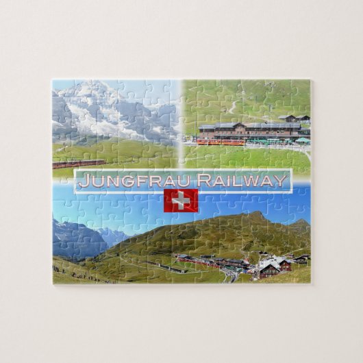 CH Schweiz - Jungfrau Bahn - Puzzle (Horizontal)