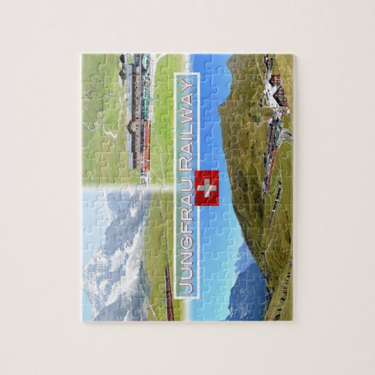 CH Schweiz - Jungfrau Bahn - Puzzle (Vertikal)