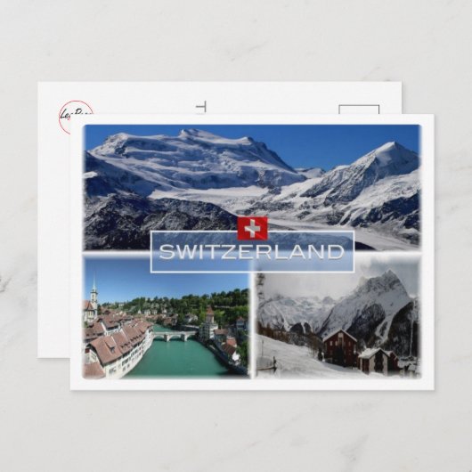 CH Schweiz - Postkarte (Vorne/Hinten)