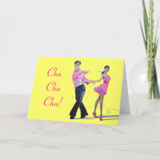 Cha Cha Cha Ballroom Dancing Karte
