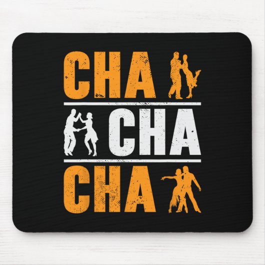 Cha Cha Cha Dancer Tanz Kubanischer Tanz Mousepad (Vorne)