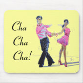 Cha Cha Cha Gesellschaftstänze Mousepad (Vorne)