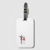 Cha-cha-cha luggage tag gepäckanhänger (Vorderseite Vertikal)