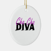 Cha Cha Diva Keramik Ornament (Rechts)