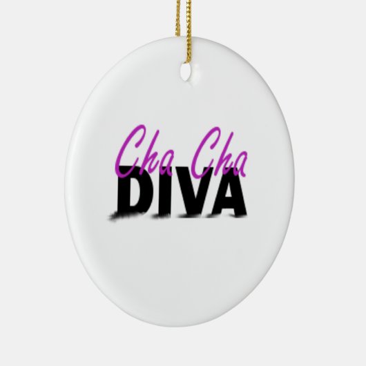 Cha Cha Diva Keramik Ornament (Rechts)