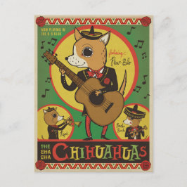Cha Chihuahuas Postkarte