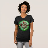 Cha-O-Stern (GRÜNES BG) T-Shirt (Vorne ganz)