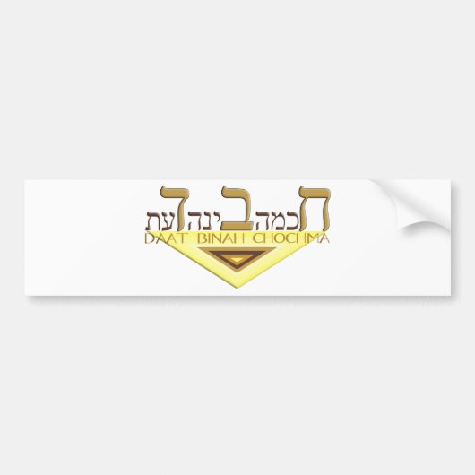 Chabad Autoaufkleber (Vorne)