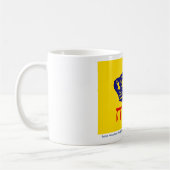 Chabad-Lubavitch Flagge Mashiach Kaffeetasse (Links)