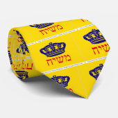 Chabad-Lubavitch Flagge Mashiach Krawatte (Gerollt)