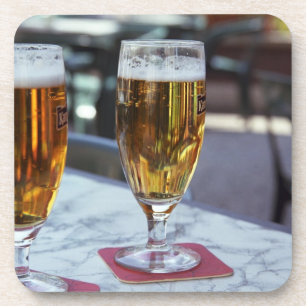 Chablis zwei coole Biere bei 42 Grad heißem Sommer Untersetzer