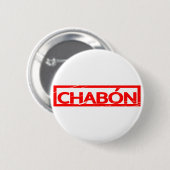 Chabón-Briefmarke Button (Vorne & Hinten)
