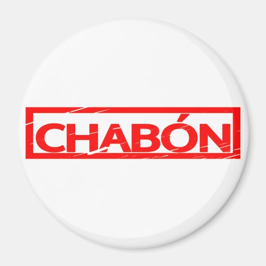 Chabón-Briefmarke Magnet (Vorne)