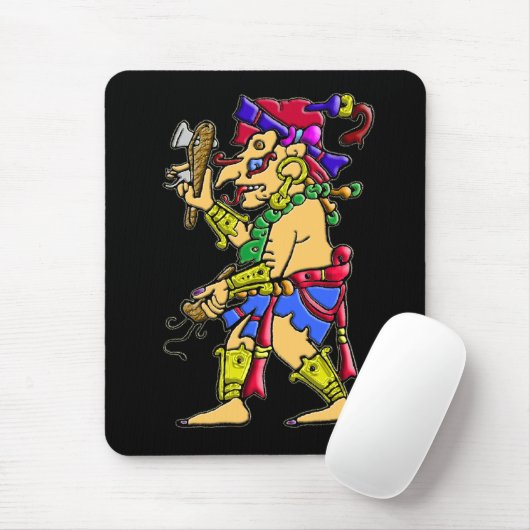 Chac mayan regen god mousepad (Mit Mouse)