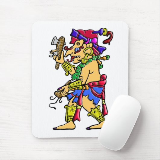 Chac Mayaregengott Mousepad (Mit Mouse)