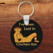 Chac-mool chacmool hinten Entwirft jeden Text Schlüsselanhänger (Vorderseite)