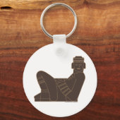 Chac Mool Schlüsselanhänger (Vorderseite)