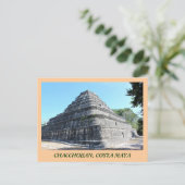 Chacchoban Pyramid Postkarte (Stehend Vorderseite)