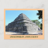 Chacchoban Pyramid Postkarte (Vorderseite)