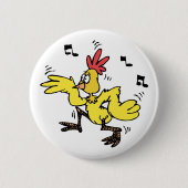 ChaChaCha-Huhn Button (Vorderseite)
