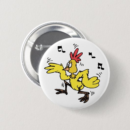 ChaChaCha-Huhn Button (Vorne & Hinten)