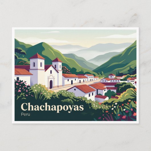 Chachapoyas Peru Postkarte (Vorderseite)